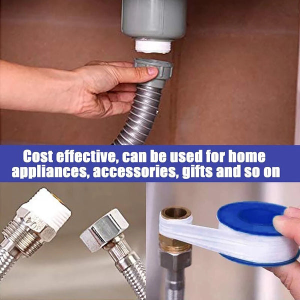 24x Teflon Tape white thread PTFE plumbing tape plumbers sealing water 12mmx10M