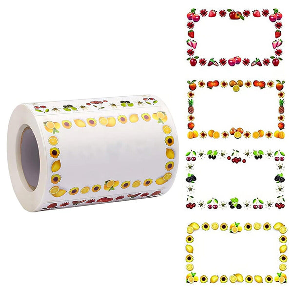 500X Adhesive Freezer Food Jam Stickers Label Kitchen Sticker Food Storage Label