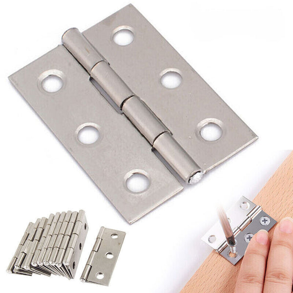 10/20Pcs Internal Door Hinge Ball Bearing Butt Hinges  Polished Stainless Steel