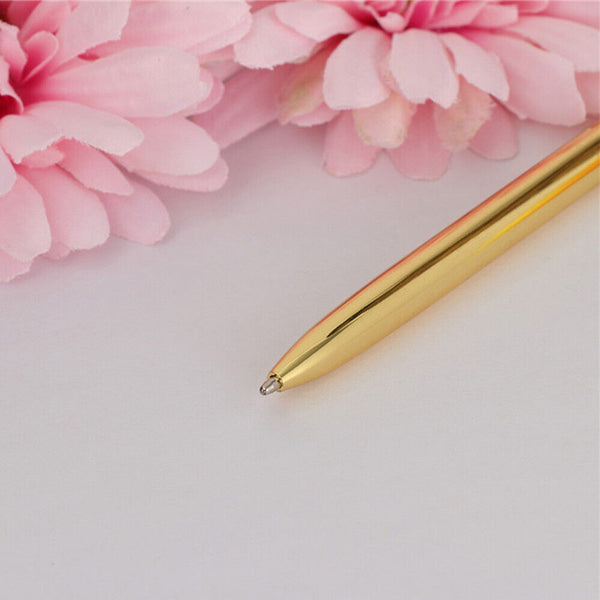 Wedding Signing Pen with Gold Plated Love Holder Party Pen Set Engagement Favors