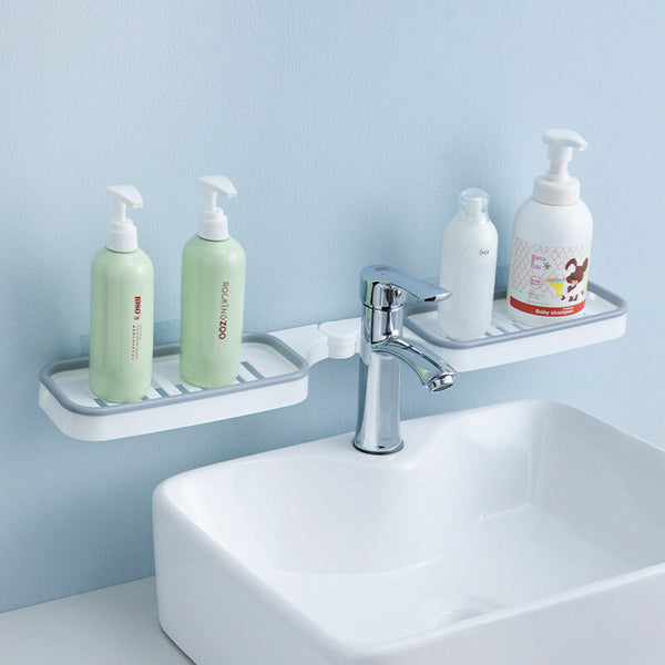 10pcs Bathroom Shower Caddy Organizer | Punch-Free Wall Mounted Storage Rack