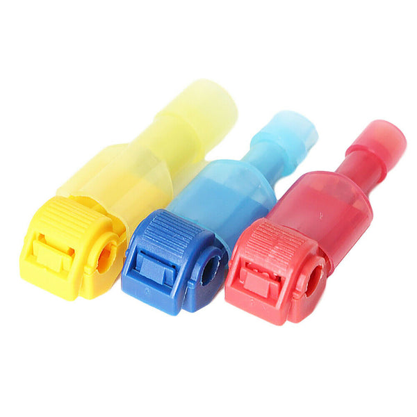 60pcs T-Tap Electrical Wire Crimp Terminals Quick Splice Cable Connectors Kit AU