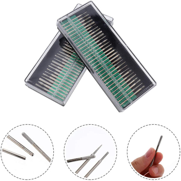 Diamond Burr Bits – 30pc Rotary Tool Engraving Set