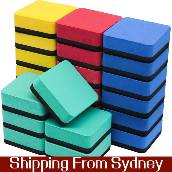 20 Kitchen Whiteboard Dry Eraser Magnetic Whiteboard Eraser Marker Cleaner Chalk