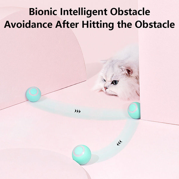 Automatic Rolling Ball Smart Electric Self-moving Pet Cat Dog Interactive Toy AU