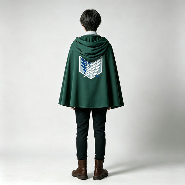 Attack on Titan Survey Corps cape for kids, teens and adults - Lets Party