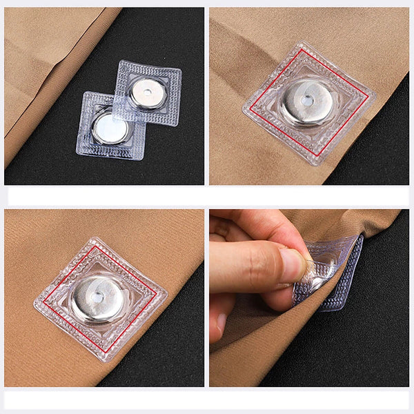 20Pairs Magnetic Snap Invisible Hidden Sew Magnet Fastener Handbag Clothing AUS