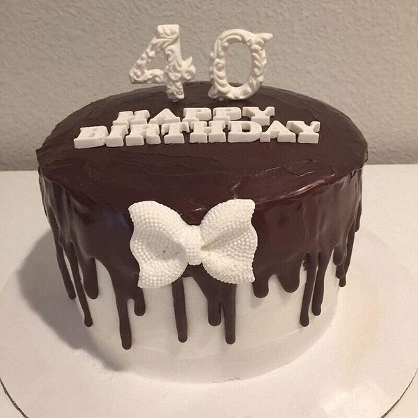 Number Silicone Fondant Mould Cake Decorating Sugar Craft Topper Chocolate Mold