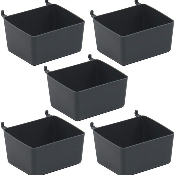 114PCS Pegboard Hooks Set Bins Peg Board Wall Hanger Garage Organizer Workshop