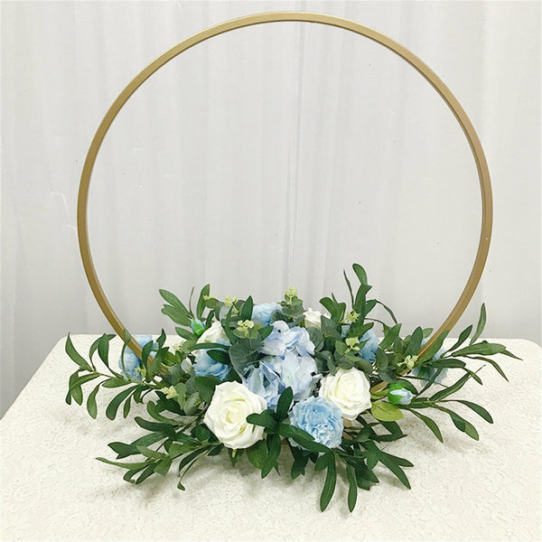 60cm Wedding Hoop Round Circle Arch Backdrop Flower Display Stand Background AU