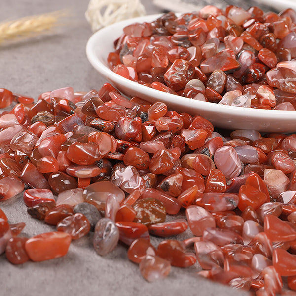 Carnelian Crystal Chips BULK A Grade Natural Gemstone Polished Mini AU