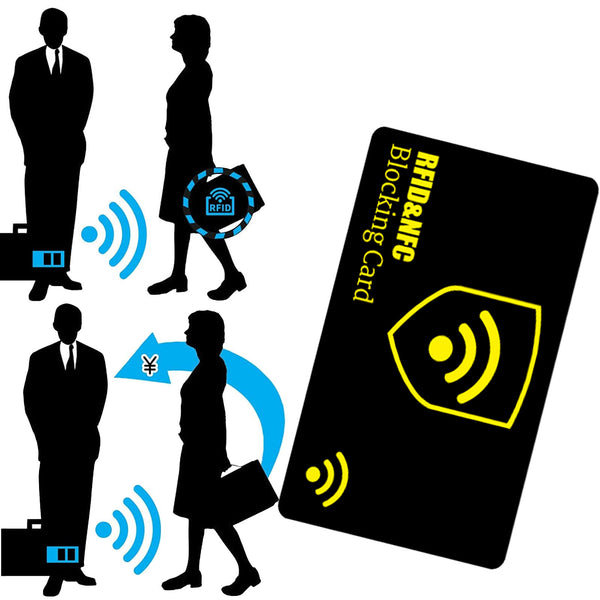 100PCS RFID Blocking Cards Anti Scan Credit Card Protector Wallet Shield