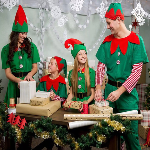 Cute Santa's Boys Girls women Fancy Dress Men Christmas Little Helper