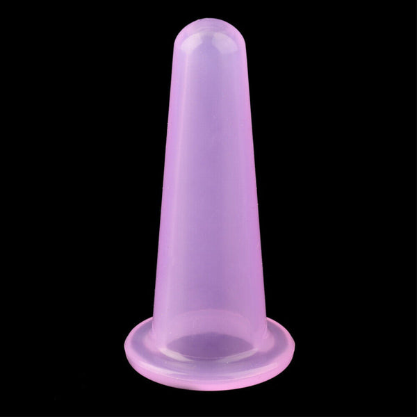 4Pc/set Cup Lifting Massage Silicone Cupping Vacuum Suction Facial Cupping