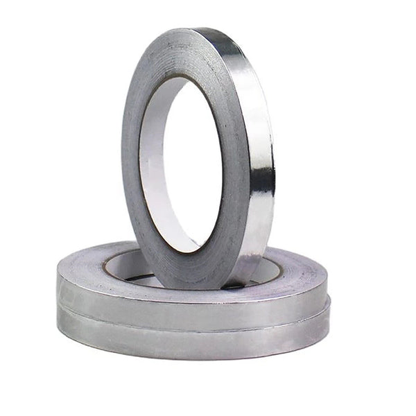 2M Aluminium Foil Adhesive Sealing Tape Heating Duct Silver Repairs WaterProof