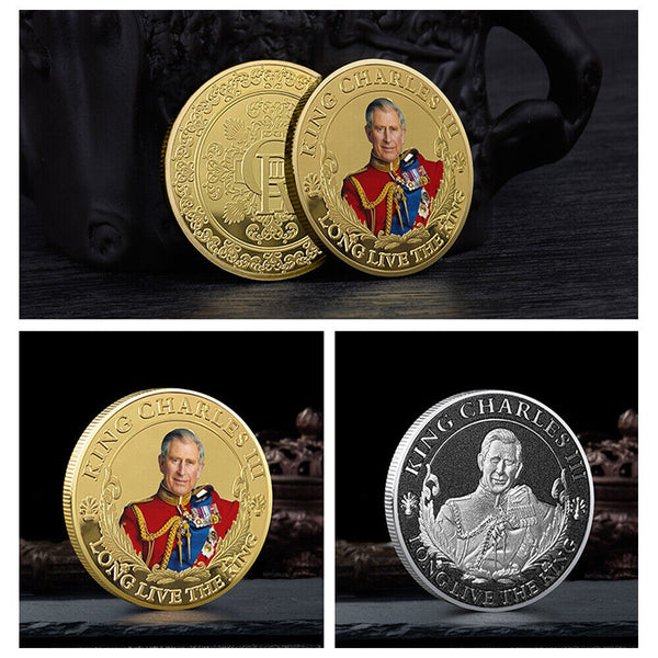 King Charles III Coronation Coins Souvenirs British Royal Medal Coin