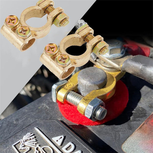 2PCS Battery Terminals Connectors Clamps Batteries Terminals Leisure Car Van 12V