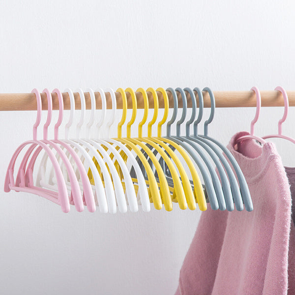 20PCS Clothes Pants Hanger Coat Non-slip Closet Organizer Storage Plastic AU