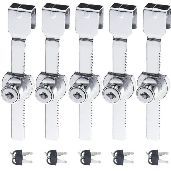 8X Sliding Window Glass Cabinet Lock Glass Door Lock Cabinet Display With Key AU