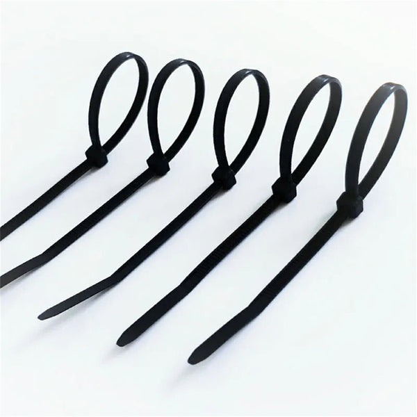 Cable Ties Zip Ties Nylon Stabilised 100Pcs Bulk Black Cable Tie 7.6X450MM AUS