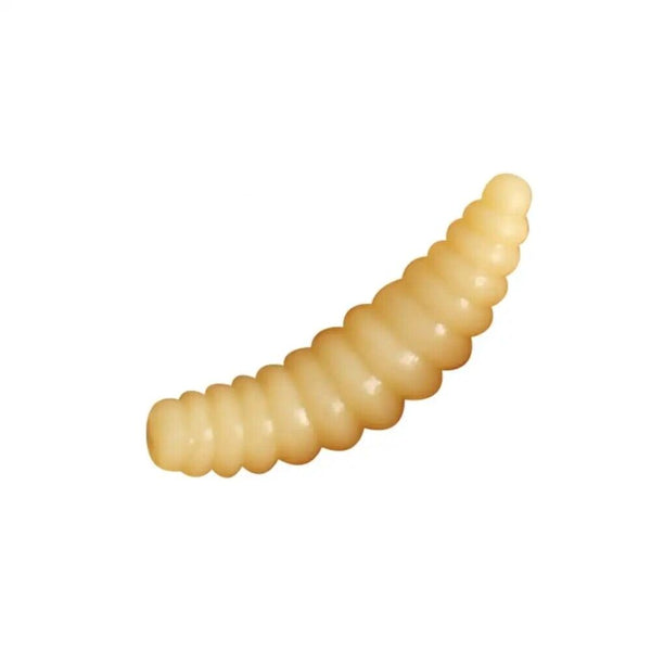 50/100pc Soft Rubber Maggot Grub Gent Fishing Bait Maggots Lure Fish Baits Lures