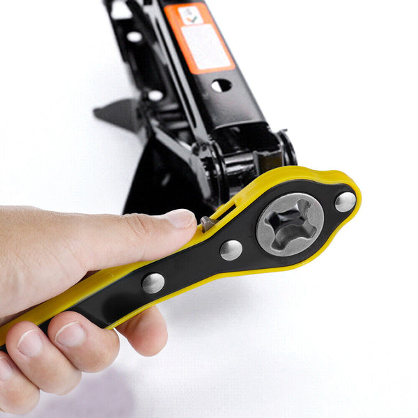 Car Scissor Jack Ratchet Wrench Garage Tire-Wheel Lug Wrench-Handle Repair Tool