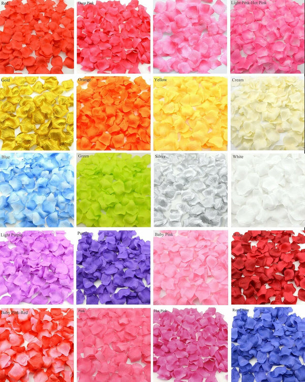 720PCS Artificial Silk Petals Flowers Rose Petal Wedding Flower Girl Petal Decor