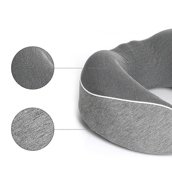 Neck Pillow for Travel Comfortable & Breathable Soft Memory Foam U Shaped Pillow