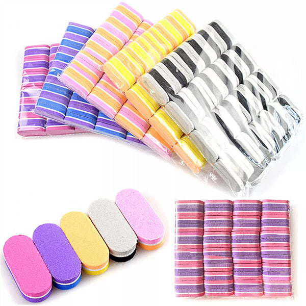 Nail File Buffer Block Sanding Sponge Acrylic Nail Art Buffing Block