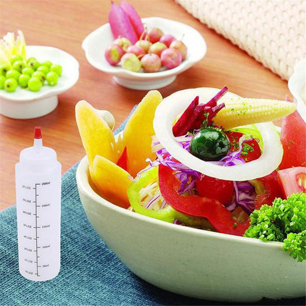 30PCS 250ML Food Grade Squeeze Bottles Cookie Decorating Sauce Bottles