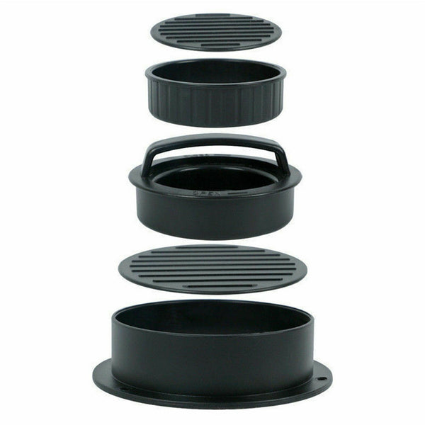 5in1 Hamburger Press Mould Stuffed Non-stick Burger Patty Maker Kitchen Tools AU