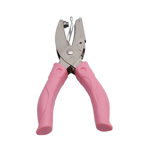 2PCS Paper Hand Hole Punch Cutter Manual Puncher Circle Heart Star Soft Grip AU