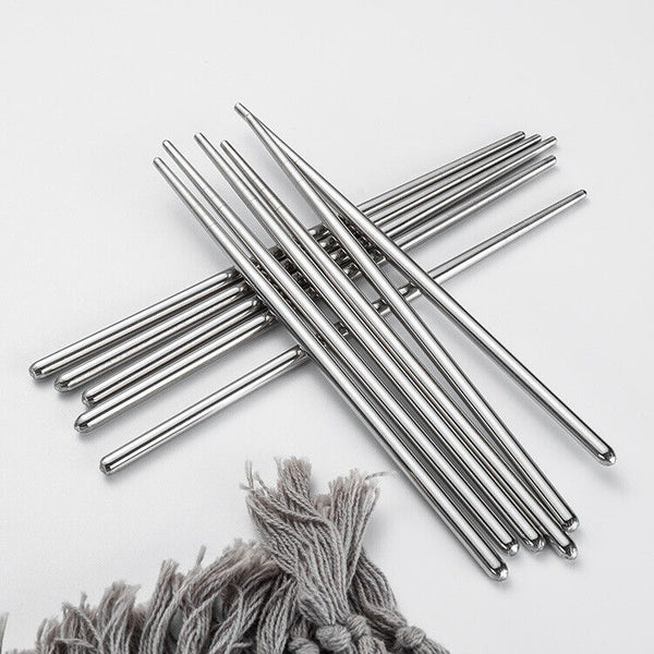 10 Pairs Stainless Steel Chopsticks Asian Japanese Metal Table Cutlery 22.5CM AU