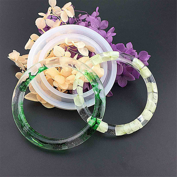 Silicone Jewelry Making Bracelet Mold Bangle Resin Casting Epoxy Mould Tool DIY