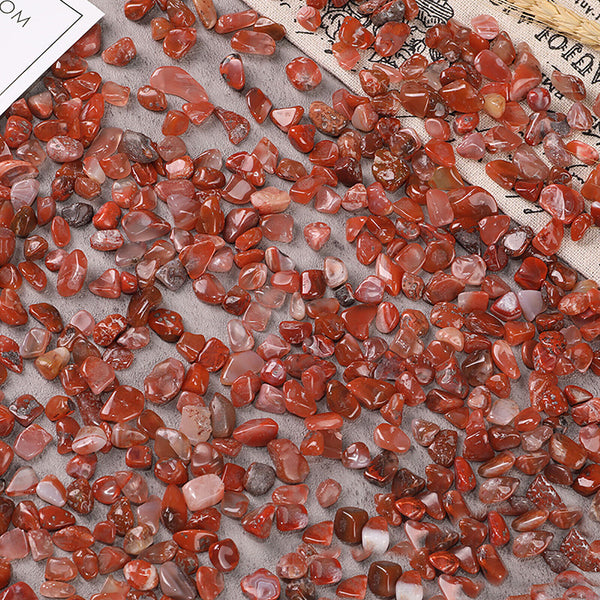 Carnelian Crystal Chips BULK A Grade Natural Gemstone Polished Mini AU