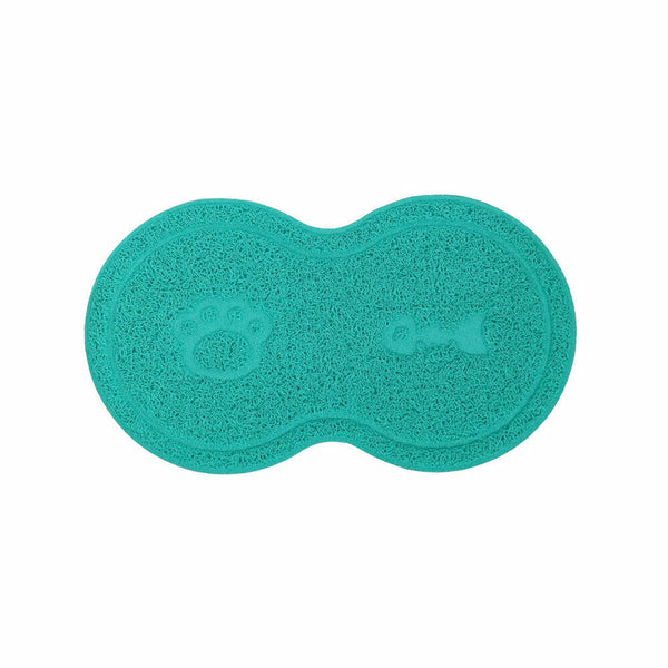 Pet Dog Tray Feeding Water PVC Food Dish Wipe Cleaning Mat