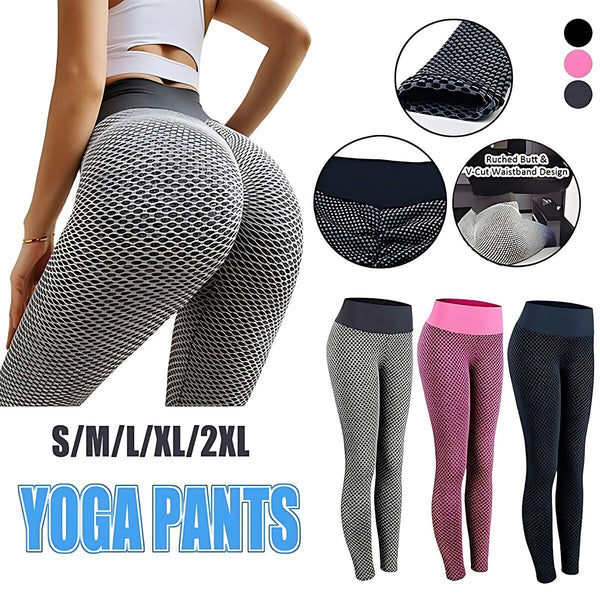 Women's High Waist Yoga Leggings Stretch Gym Fitness Workout Pants