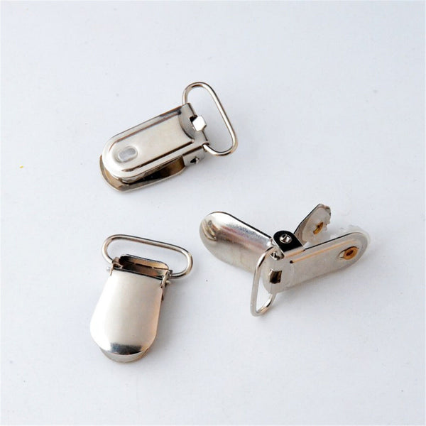 20Pcs Metal Suspender Clips Holder Lead Clips Holder Buckle For Mattress Braces