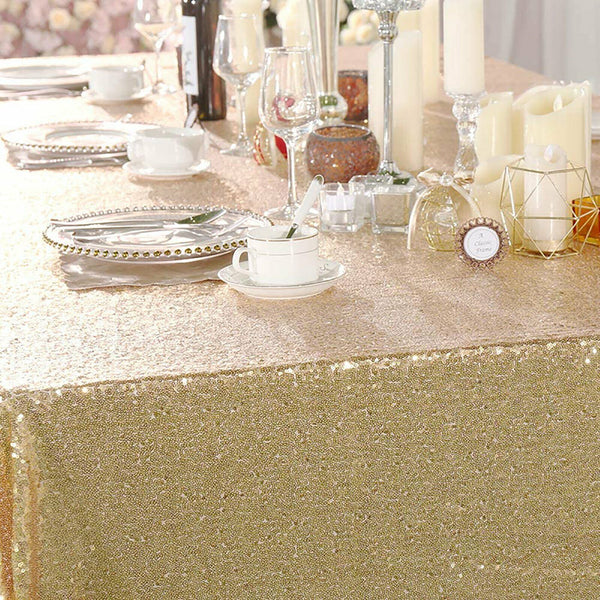 180x120cm Sequin Table Cloth Backdrop Tablecover Party Wedding Event Decoration