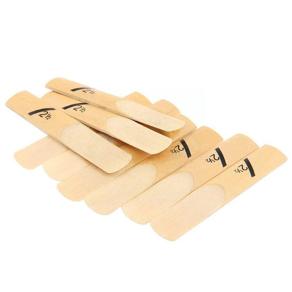 10pcs Saxophone Reeds Alto Sax Reed Sax Bamboo Reeds Strength 2.0 2.5 AU Stock