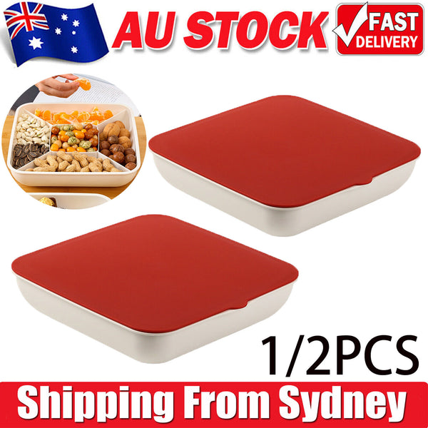 Candy Storage Containers with Lids Plastic Snack Organizer Box Candy Jar