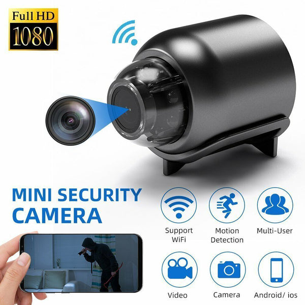 Mini WIFI Spy Camera Hidden 1080P HD Wireless Night Vision Motion Detection AU