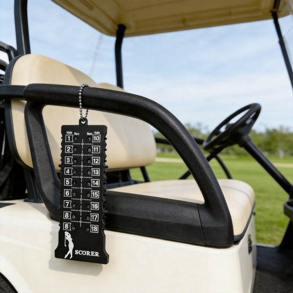 Golf Shot Count Score Counter Golf Accessories Golf 18 Hole Stroke Counter Black