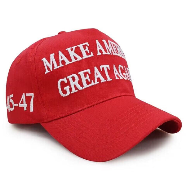 Donald Trump 2024 MAGA RED Hat 45-47 Baseball Cap Make America Great Again Hat