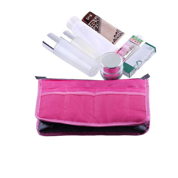 5PCS Travel Makeup Handbag Women Bag Cosmetic Organiser Purse Lipsticks Pouch AU