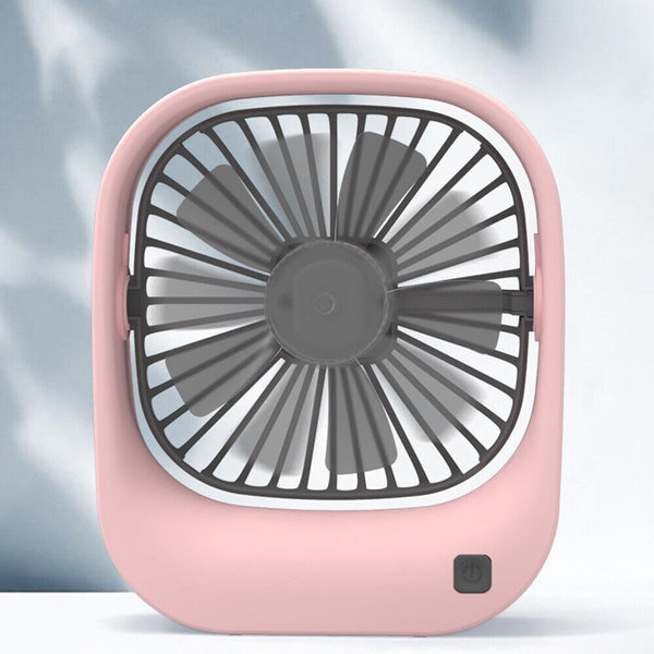 Mini Fan Air Cooler Portable Desk USB Charging Rechargeable Travel Camping AU