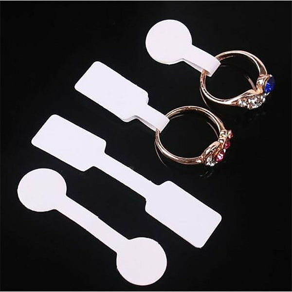 600PCS White Jewellry Ring Jewelry Tag Sticker Self Adhesive Pendant Price Label