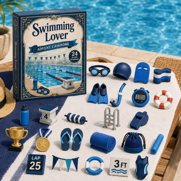 2026 24 Days Countdown Calendar Gift Swimming Christmas Advent Calendar Surprise