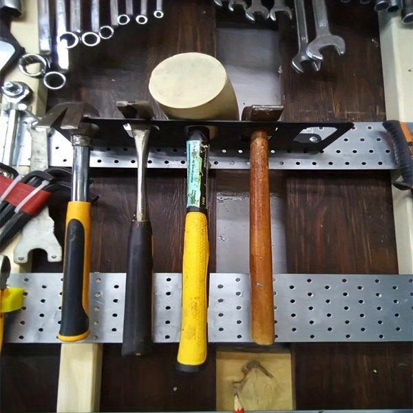 Wall Mount Hammer Rack Tool Organizer - Garage Storage Holder Set