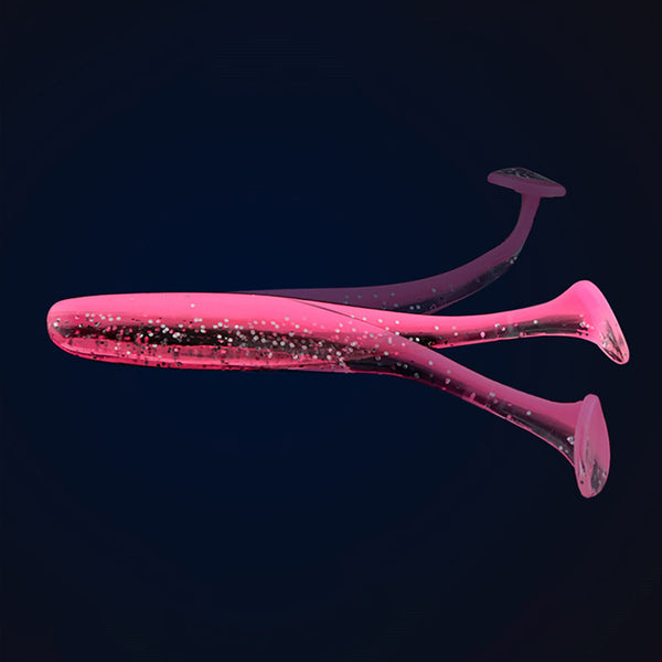 20X Soft Plastic Fishing Lures 70mm Paddle TAIL FLATHEAD Bream Bass Cod Lure New